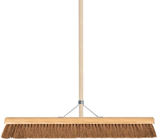 Talen Tools Binnenbezem - FSC hout - kokos - 90 cm - 140 cm zachte bezems van Talen Tools