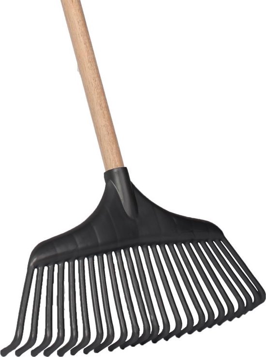 Talen Tools – Bladhark – Kunststof – Essenhouten steel – 120 cm - Actie van Talen Tools