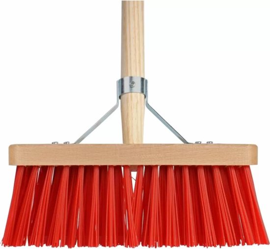 Talen Tools Buitenbezem - FSC hout - nylon - 28 cm - 130 cm tuinbezem van Talen Tools