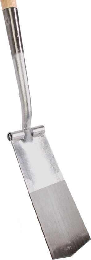 Talen Tools - Draineerspade - Blank gepolijst - Met opstapje - Essenhouten steel - 76 cm van Talen Tools