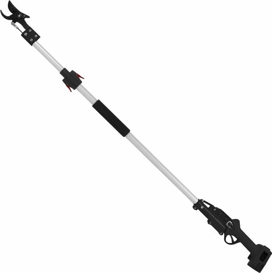 Talen Tools - Elektrische Snoeischaar - Telescopische steel - Takkenschaar - Professioneel - 140-200 cm - Lichtgewicht 2,5 kg - Inclusief 2 accu's van Talen Tools