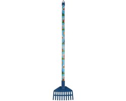 Talen Tools - Gazonhark - Voor kinderen - Kunststof - Blauw van Merkloos	