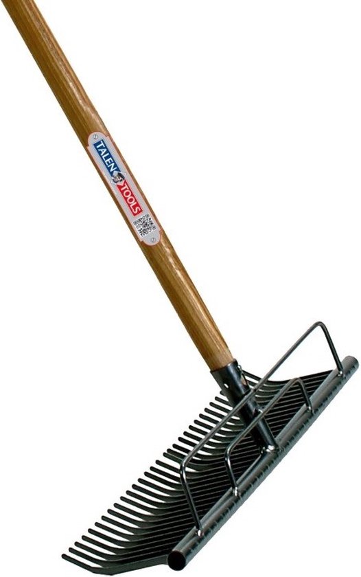 Talen Tools - Grashark - Verzinkt - 60 cm - Essenhouten steel - 160 cm van Talen Tools