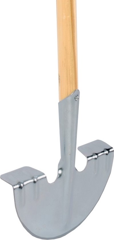 Talen Tools - Graskantsteker - Met opstapje - Verzinkt - Essenhouten steel - 100 cm van Talen Tools