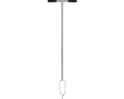 Talen Tools - Grondboor - Verzinkt staal - 7 cm - Rubberen handvatten van Merkloos	