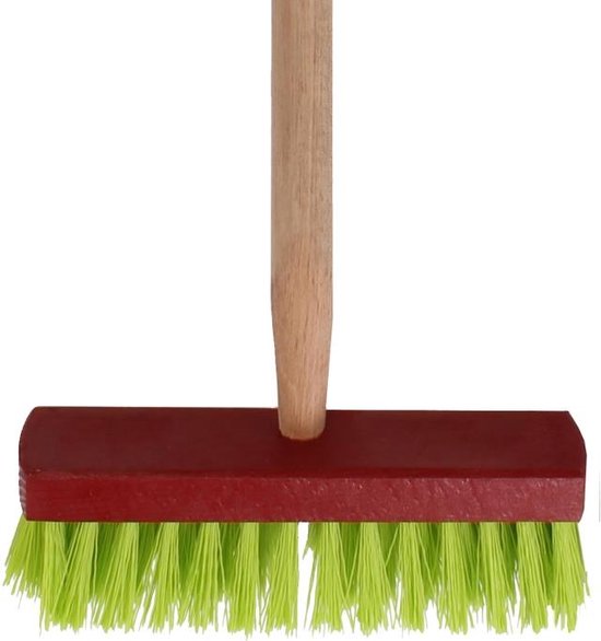 Talen Tools - Kinderbezem - Rood/Groen - 80 cm - Compleet van Talen Tools