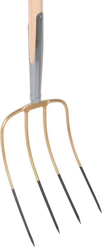 Talen Tools Mestvork met stiftverbinding 4 tanden steel 85cm van Merkloos	
