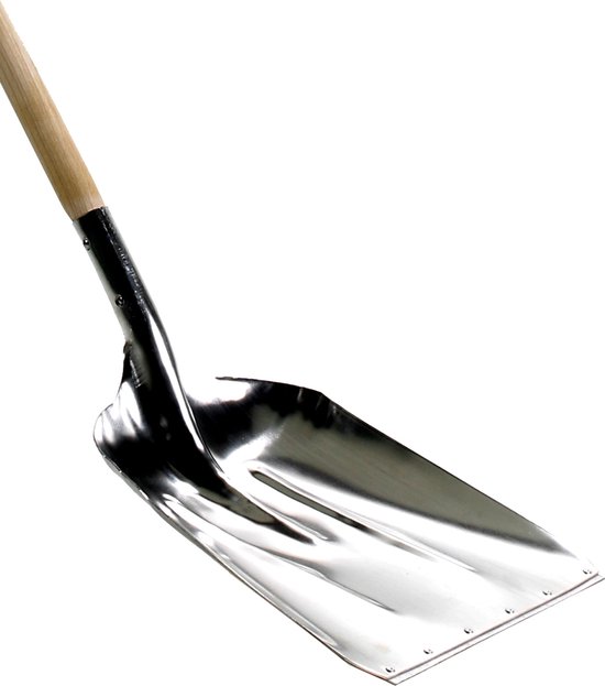 Talen Tools - Schop - Karlstad - Aluminium - Met slijtstrip - Essenhouten steel - 135 cm van Talen Tools