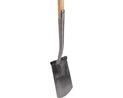 Talen Tools - Spade - Blank geslepen - Met opstapje - Essenhouten steel - 76 cm van Talen Tools