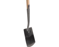 Talen Tools - Spade - Met hals en lip - Blank gepolijst - Essenhouten steel - 76 cm van Talen Tools