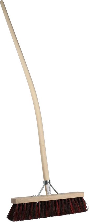Talen Tools – Straatbezem – Arenga/Kunststof – 40 cm – Ergonomisch – Essenhouten steel van Talen Tools