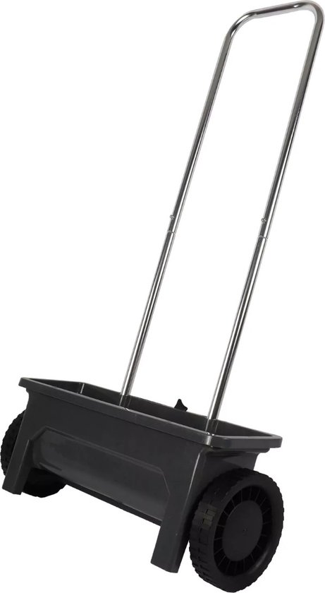 Talen Tools - Strooiwagen - Voor graszaad, kunstmest en zout - 12 liter - Verstelbaar strooivolume - 110 cm van Talen Tools