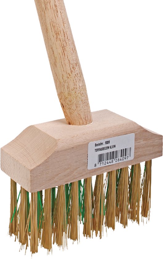 Talen Tools - Terrasbezem - Klein - Staal - Compleet van Talen Tools