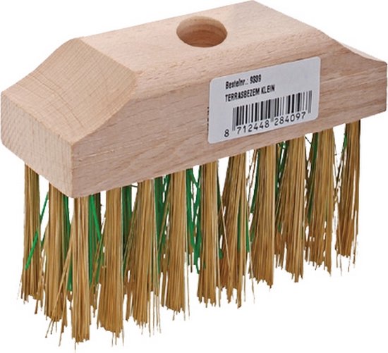 Talen Tools - Terrasbezem - Klein - Staal - Zonder steel van Talen Tools