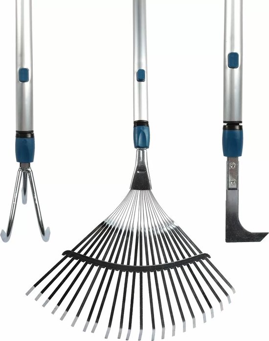 Talen Tools - Tuingereedschap combisysteem - 3-in-1 - Gazonhark - Tuinkrabber - Voegenmes van Talen Tools