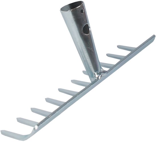 Talen Tools - Tuinhark - 10 tanden - Verzinkt - 25 cm - Zonder steel van Merkloos	