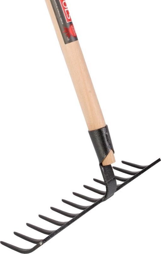 Talen Tools - Tuinhark - Gesmeed - Professioneel - 12 tanden - Essenhouten steel - 160 cm van Talen Tools