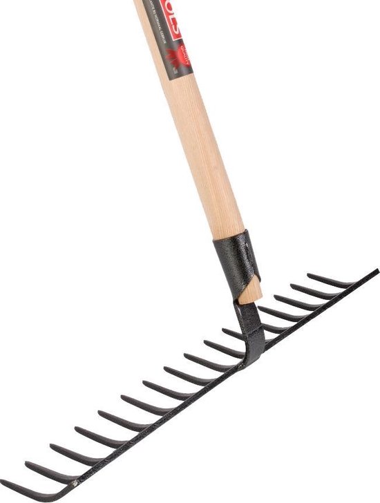 Talen Tools - Tuinhark - Gesmeed - Professioneel - 14 tanden - Essenhouten steel - 160 cm van Talen Tools