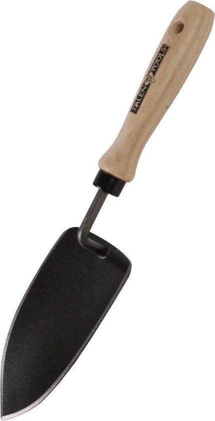 Talen Tools – Verplantschepje – Gesmeed staal – Breed – Professioneel – Essenhouten handvat van Talen Tools