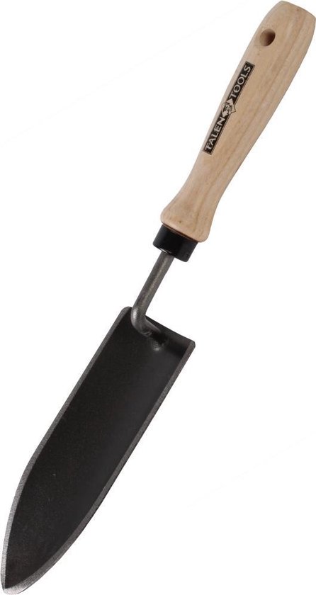 Talen Tools – Verplantschepje – Gesmeed staal – Smal – Professioneel – Essenhouten handvat van Merkloos	