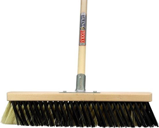 Talen Tools - X-bezem - Binnen - 40 cm - Creme/Zwart - Compleet van Talen Tools