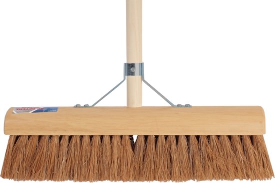 Talen Tools - Zaalveger - 40 cm - Cocosharen - Steel 150 cm van Talen Tools