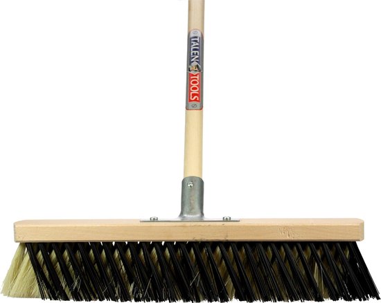 TalenTools X-bezem voor binnen 150cm steel van Merkloos	