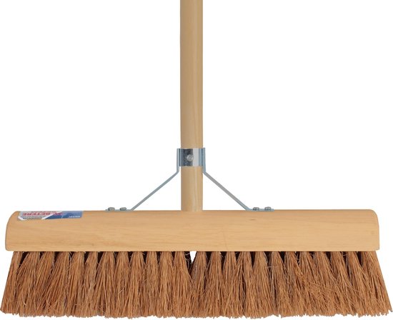 TalenTools Zaalveger 40cm breed cocos haren 150cm steel