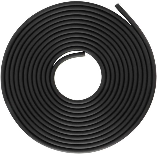 Tank Air Tube 5 M Aquarium Luchtpomp Buis - Zachte Siliconen Dikkere Zuurstof Slang voor Vnk (Zwart)
