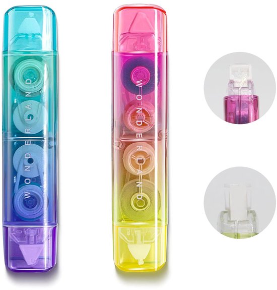 Tape Applicator voor Scrapbooking - Dubbelzijdige Correctietape en Lijmroller (Dual Use - 4mx5mm) van Merkloos	