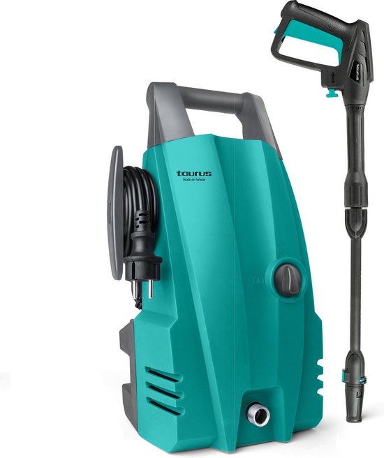 Taurus Walk on Water hogedrukreiniger Staand Electrisch 6,8 L/u 1400 W Grijs, Turkoois van Merkloos	