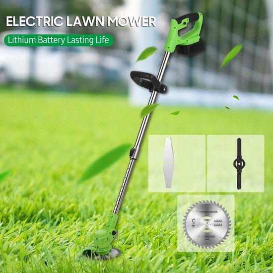 TDGarden TrimForce Series - Draadloze Grastrimmer - 12V Accu - 3-in-1 Mes Systeem - Lichtgewicht - Verstelbaar - Bosmaaier - Bosmaaier accu - Groen