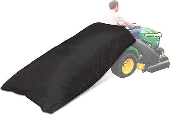 TDR - Gazontractor Bladzak, Tuinafvalzakken Waterdichte Grote Afvalzakken Gazonopruimzak- zwart 244 * 142cm van TDR