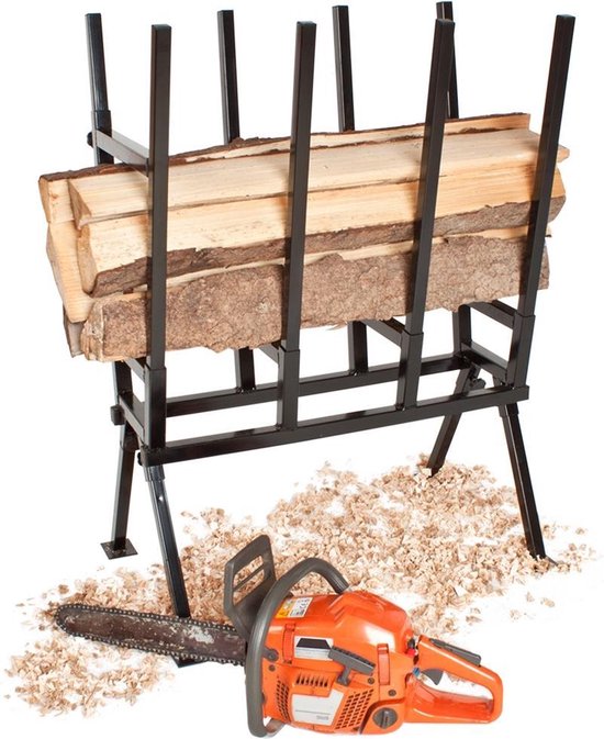 tectake - Zaagbokhouder voor kettingzaag 400737 van Tectake