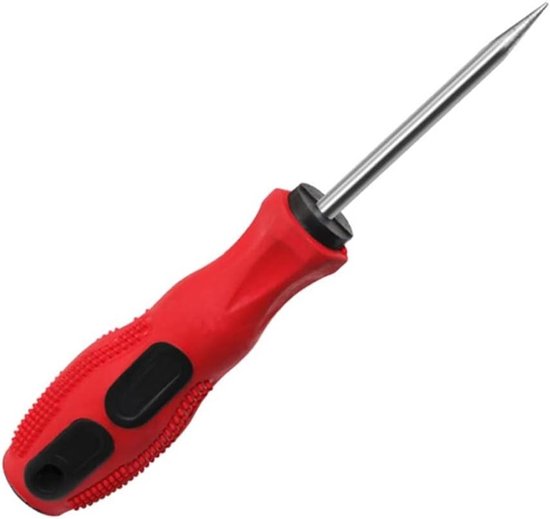 Tegel Grout Boor - Vloer Naad Reiniger - Muur Vloer Reinigen - Ergonomisch Handvat - 17.5 cm - Rood
