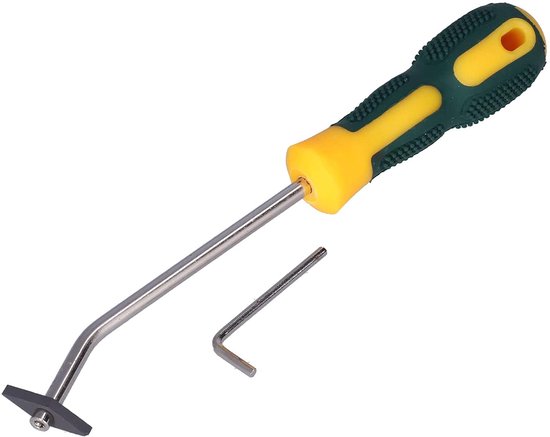 Tegel Grout Cleaner - Voegen Schraper - Voegen Reinigen - Roestvrij Staal - 2 Stuks - Grijs