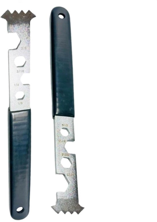 Tegel Verwijderaar - Voegverwijderaar Stenenlifter - Terras Herstellen - Ergonomisch Handvat - 2 Stuks - Zwart