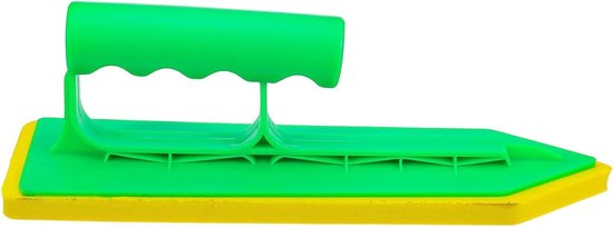 Tegel Voegspaan - Kitspatel Spons - Gelijkmatig Voegen - Ergonomische Handgreep - 23 cm - Diverse kleuren van Merkloos	