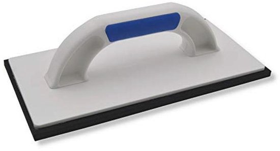 Tegels Voegplank met 8 mm Celrubber - Voeggladder met 2K-Handvat 280 x 140 mm van Merkloos	