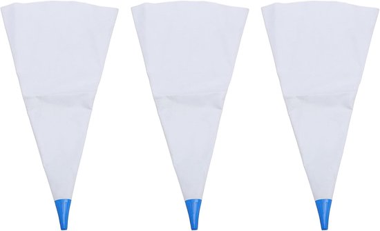 Tegelvak Tassen - Voegzakken Set - Metselen Voegen - Scheurvast PVC - 3 Stuks - Grijs