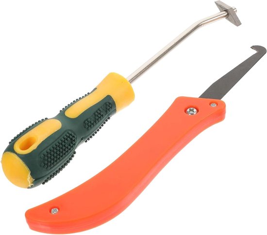 Tegelvoeg Verwijderaar - Voegen Schraper - Kit Verwijderen - Ergonomische Grip - 2 Stuks - Diverse Kleuren