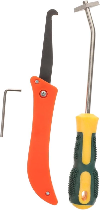 Tegelvoeggereedschap Kitverwijderaar - Voegenkrabber Kitgereedschap - Detailwerk Reinigen - Ergonomische Comfortgreep - 22cm Lengte - Willekeurige Kleur van Merkloos	