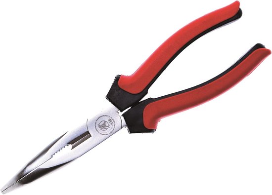 Telefoontang Gebogen 200 mm - Handgereedschap voor Doe-Het-Zelvers van Merkloos	