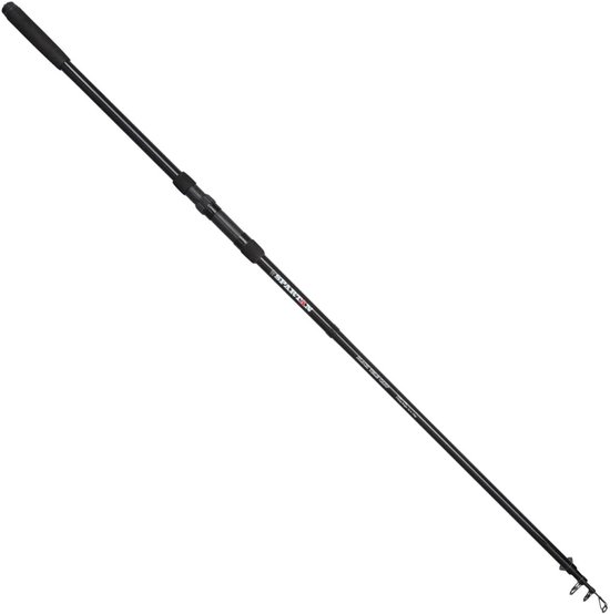 Telescoop Karperhengel - Werphengel - Karper Vissen - Koolstofvezel Materiaal - 350 Meter - Zwart