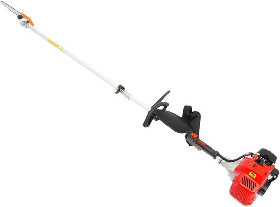 Telescoop takkenzaag - Heggenschaar op steel - Tuinonderhoud - Lange reikwijdte - 35 meter - Rood