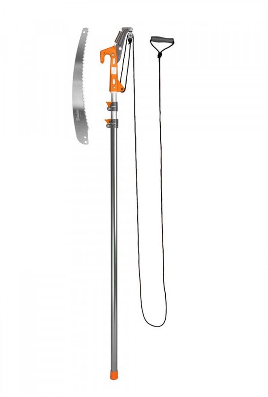 Telescoop Zaag - Takkenzaag Snoeischaar - Hoge Snoeiwerken - Verstelbare Handgreep - 155-375 cm van Merkloos	