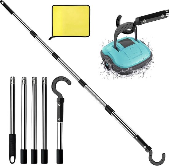 Telescoopstang voor zwembadrobot 180 cm | 5-delig |