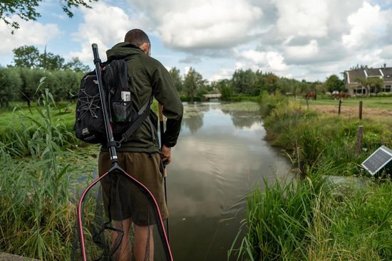 Telescopisch Landingsnet voor Streetfishing Lengte 4.00m | Rubber Binnenmaas