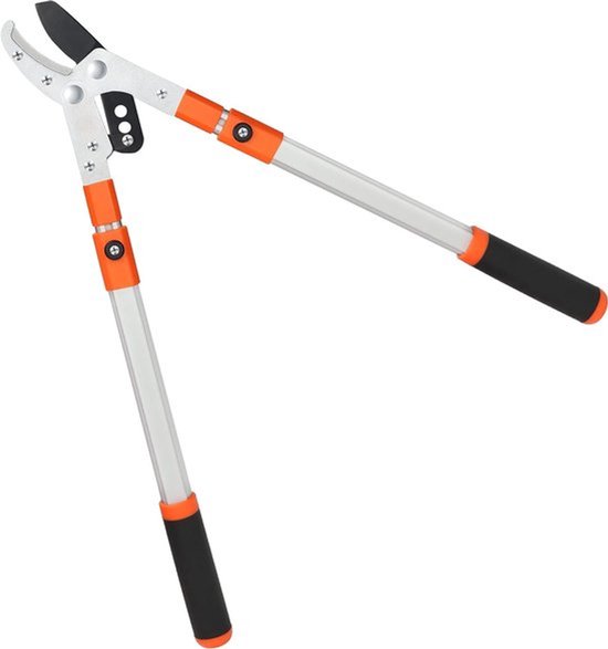 - Telescopische Aambeeld Snoeischaar - Tuinieren - Zware Kwaliteit - Uittrekbaar - Dikke Takken - Professioneel - Geschikt voor alle tuinen - Groen model.