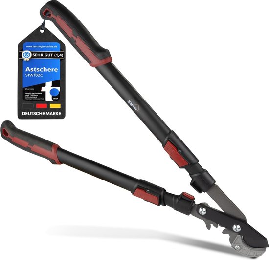 Telescopische Aambeeld Snoeischaar voor Vers Hout tot Ø 40 mm - Ergonomische Snoeischaar met Koolstofstalen Lemmet van Merkloos	